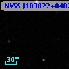 NVSS J103022+040755