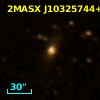 2MASX J10325744+0214433