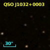 QSO J1032+0003