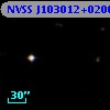 NVSS J103012+020057