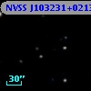 NVSS J103231+021340