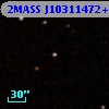 2MASS J10311472+0002559