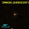 2MASX J10342197+0009199