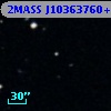 2MASS J10363760+0011436