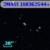 2MASS J10362544+0010426