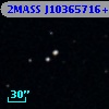 2MASS J10365716+0003156