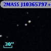 2MASS J10365797+0003053
