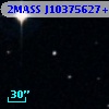 2MASS J10375627+0010337