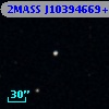 2MASS J10394669+0011329