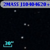 2MASS J10404620+0005007