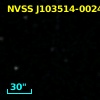 NVSS J103514-002432