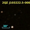 2SLAQ J103222.58-000345.7