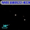 NVSS J103522-022640