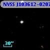 NVSS J103612-020759