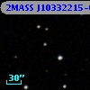 2MASS J10332215-0001010