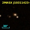 2MASX J10311423-0303018