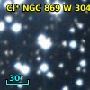 Cl* NGC  869      W     304
