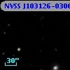 NVSS J103126-030637