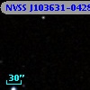 NVSS J103631-042800