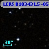 LCRS B103431.5-054041