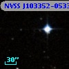 NVSS J103352-053351