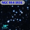 NGC   884  1831