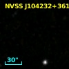NVSS J104232+361521