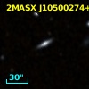 2MASX J10500274+3658312