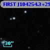 FIRST J104254.3+290708