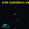 87GB 104025.5+242422