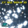 Cl* NGC  869      W      30
