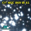Cl* NGC  869      W      61