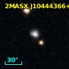 2MASX J10444366+2350380