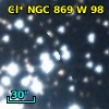 Cl* NGC  869      W      98