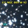 Cl* NGC  869      W      92