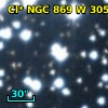Cl* NGC  869      W     305