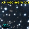 Cl* NGC  869      W     228