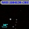 NVSS J104120+203722