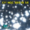 Cl* NGC  869      W      54