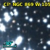 Cl* NGC  869      W     105