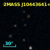 2MASS J10443641+1132564