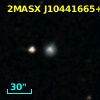2MASX J10441665+0001385