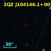 2SLAQ J104146.16+001742.5