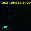 2SLAQ J104358.59+000502.2