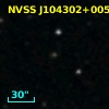NVSS J104302+005051