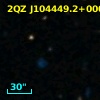 2SLAQ J104449.28+000301.2