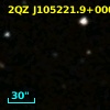 2SLAQ J105221.94+000829.4