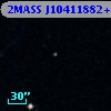 2MASS J10411882+0006245