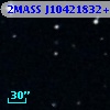 2MASS J10421832+0010234