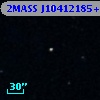 2MASS J10412185+0003451